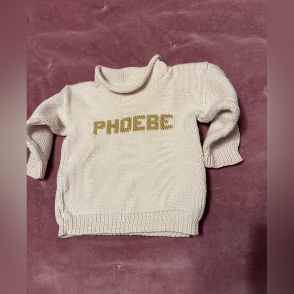 Handmade Other - Phoebe Kids Cream Hand knit Sweater